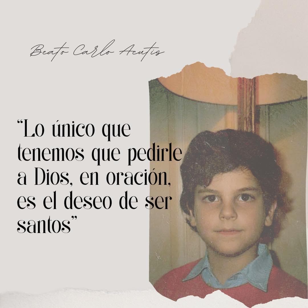 Meditacion del sexto dia de la novena al Santo Carlo Acutis