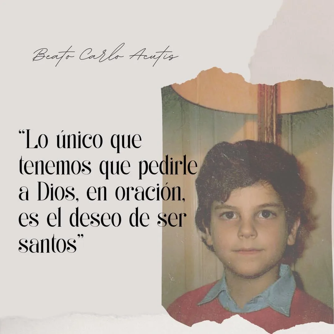 Meditacion del sexto dia de la novena al Santo Carlo Acutis