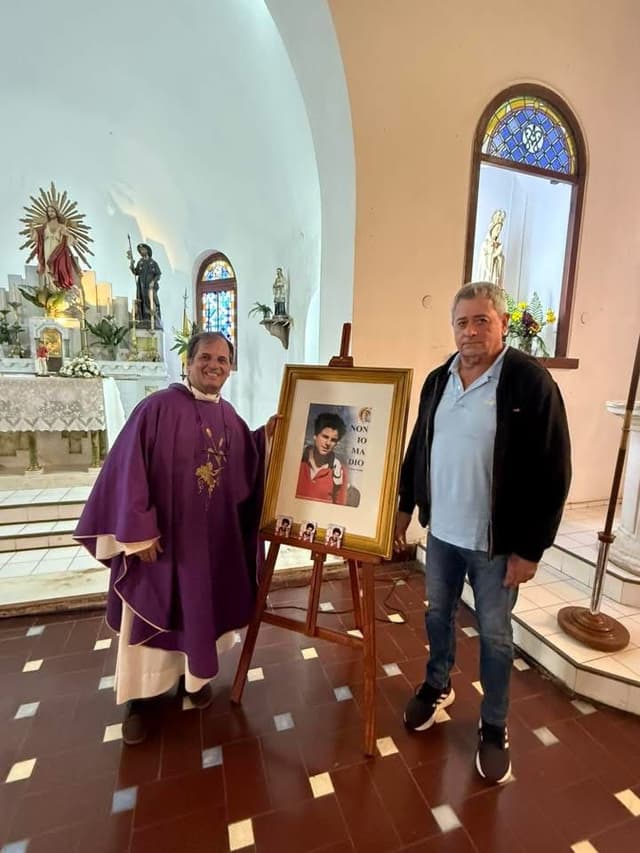 Entronización del Beato Carlo Acutis en Lezama