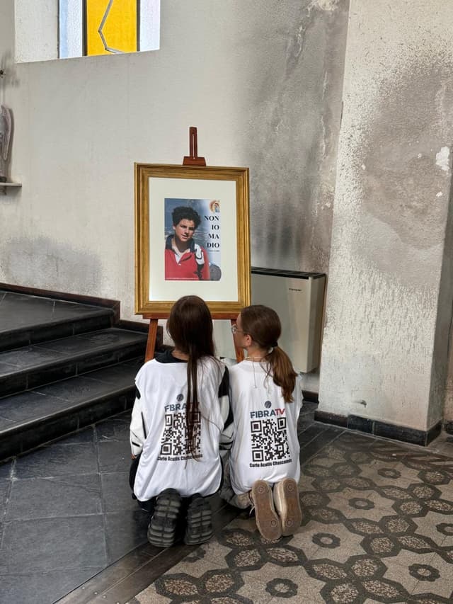 Entronización del Beato Carlo Acutis en Labardén - Parroquia Sagrado Corazón de Jesús