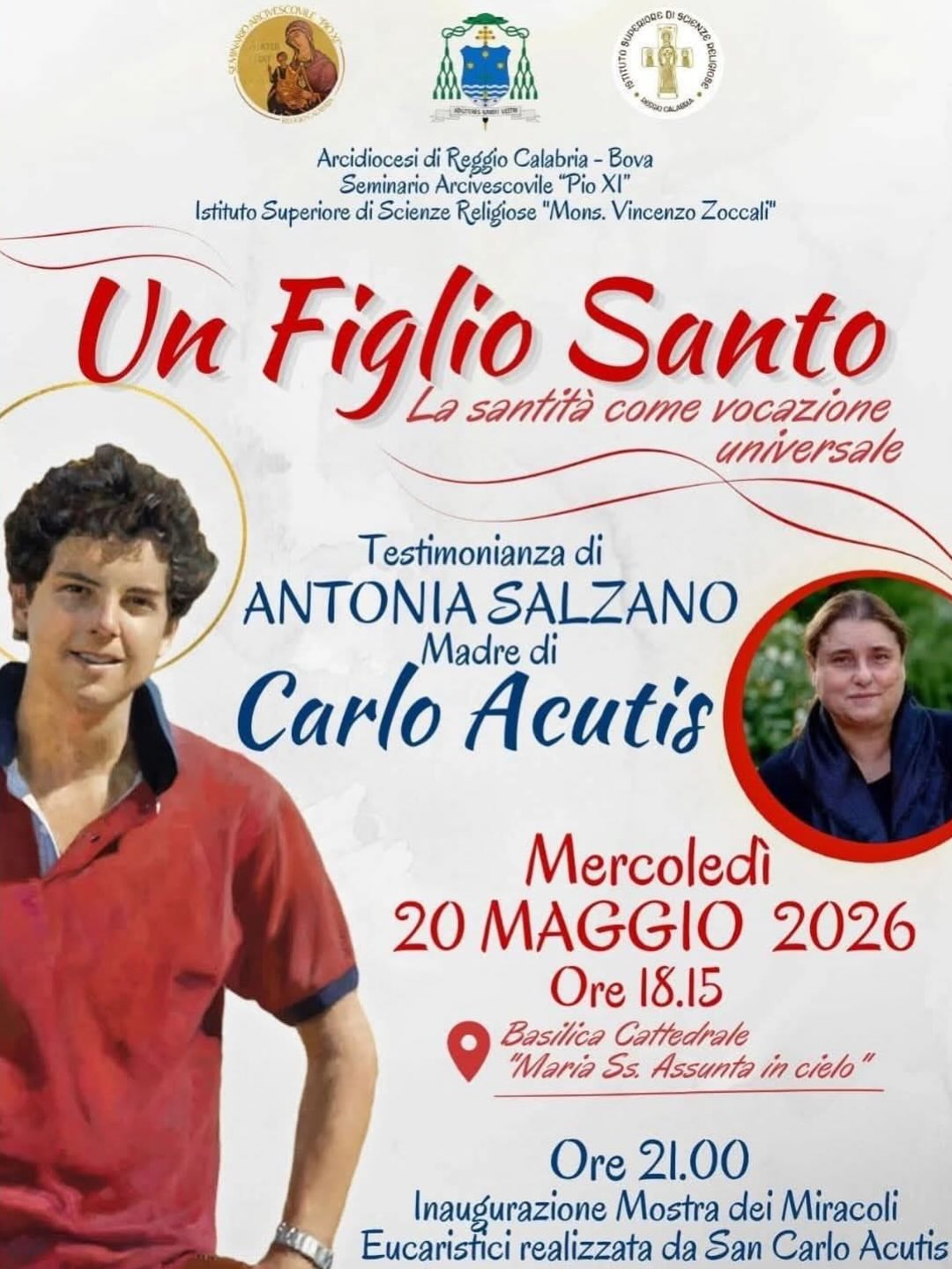 Un hermoso encuentro de fe y testimonio se vive hoy en Italia junto a Antonia Salzano, mamá de San Carlo Acutis.