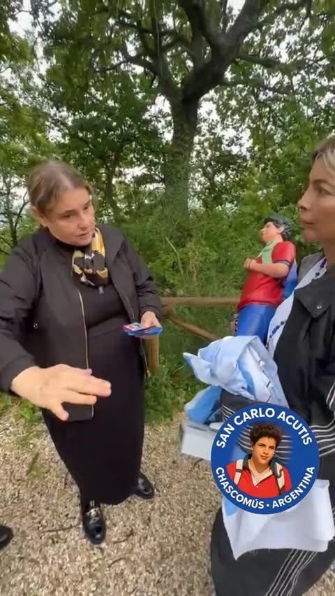 “Con el corazón profundamente emocionado y agradecido a Dios, hoy recibimos de manos de Antonia Salzano, mamá de San Car